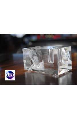 Cube gravé 3D (petit)