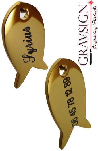 Médaille POISSON Laiton